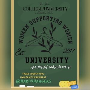 ♻️Green University Event Poster- Rep your kids Schools 3/29/25 @ 12